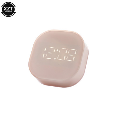 Elektroniskais kvadrātveida klusais nakts modinātājs, inteliģents temperatūras sensors, magnētiski pievilcīgi darbvirsmas pulksteņi, mājas dekorācijas