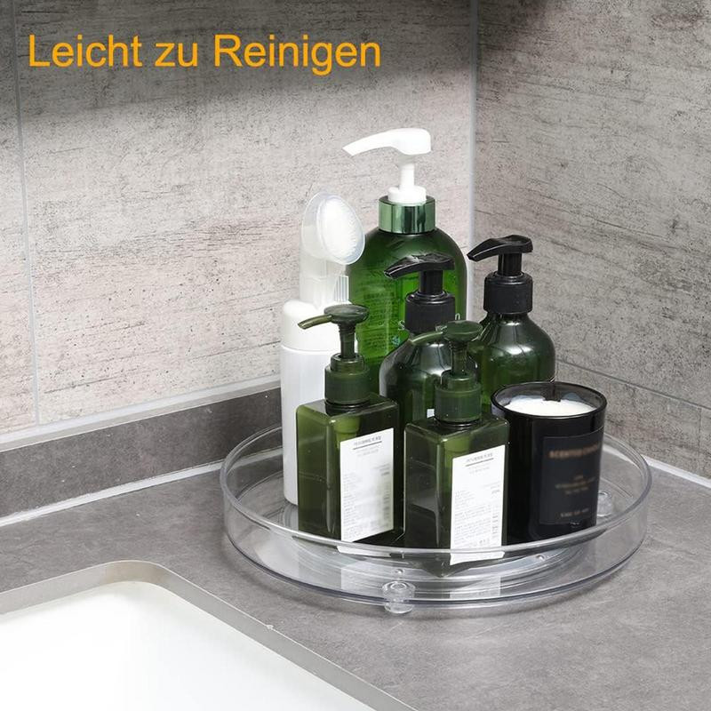 Patefono organizatorius 360 pasukamas prieskonių laikiklis šaldytuvas, apvalus laikymo padėklas virtuvės užkandžių prieskonių laikiklis spintelė tingus laikymo dėklas