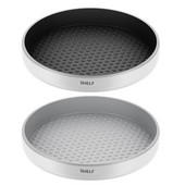 1 gab. Viegls atskaņotājs, daudzfunkcionāls rotējošs garšvielu uzglabāšanas paplāte Izturīgs neslīdošs garšvielu un kosmētikas plaukts mājām