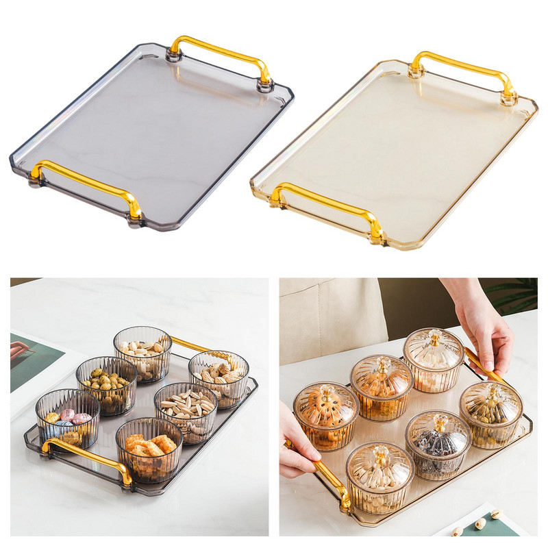 Mūsdienīgs servēšanas paplātes daudzfunkciju virtuves organizators mājas ballīšu kafijai