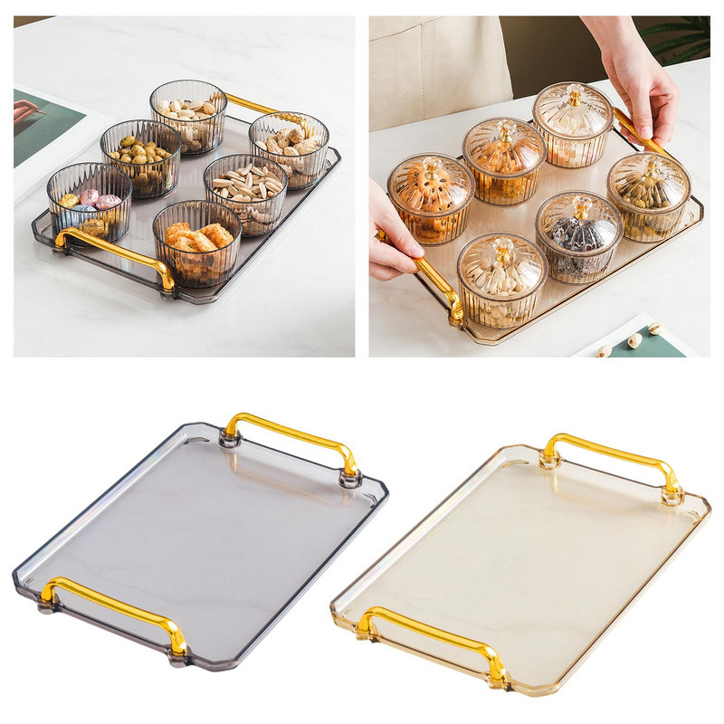 Mūsdienīgs servēšanas paplātes daudzfunkciju virtuves organizators mājas ballīšu kafijai