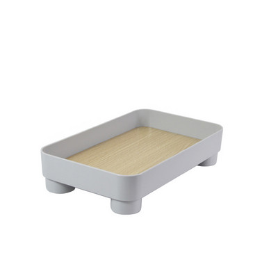 Uzglabāšanas paplāte Atslēgu plāksnīšu konteineri Vienkārša stila mazo priekšmetu konteineri Galda un dažādi piederumi Organizatora konteineri balti