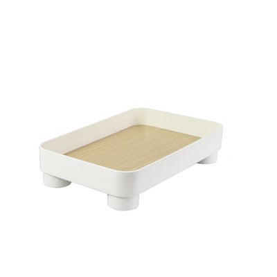 Uzglabāšanas paplāte Atslēgu plāksnīšu konteineri Vienkārša stila mazo priekšmetu konteineri Galda un dažādi piederumi Organizatora konteineri balti