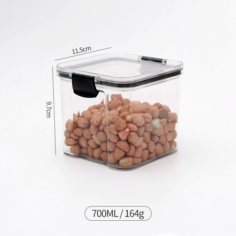 Hermetički zatvoreni spremnici za pohranu hrane Organizatori žitarica u rasutom stanju Kutije za suhu hranu koje se mogu složiti Organizatori smočnica Staklenke Kuhinjska pohrana