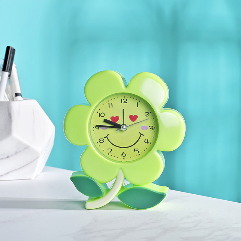 1 tk Armas esmaklassiline värviline lillekujuline loominguline öökapp äratuskell töölauakaunistus lastele õpilastele Ramdon Color