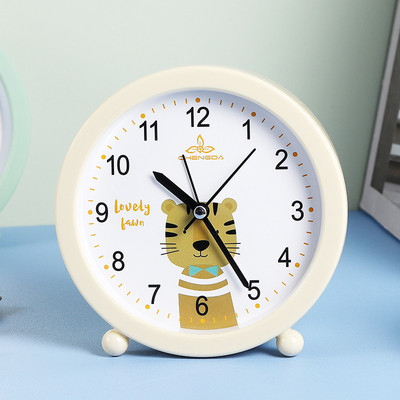 Vienkārša apaļa multfilma Modinātāja gultas dekorēšana bērniem miegains modinātājs studentu dāvana guļamistabas dekorēšana