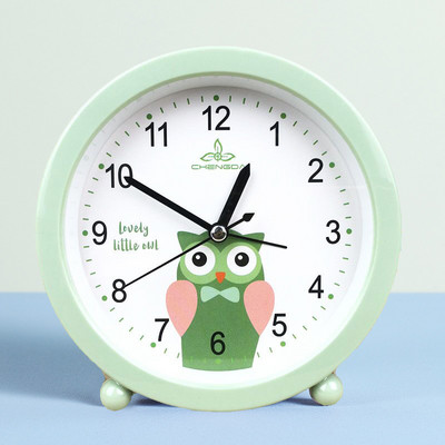 Vienkārša apaļa multfilma Modinātāja gultas dekorēšana bērniem miegains modinātājs studentu dāvana guļamistabas dekorēšana