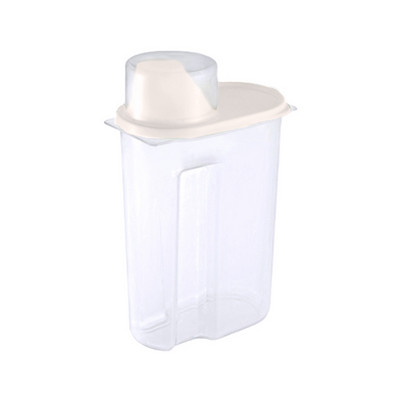 1,9/2,5L dozator za žitarice s poklopcem Kutija za pohranu Plastični spremnik za rižu Zatvorene staklenke za hranu Kuhinjske grickalice od suhog voća