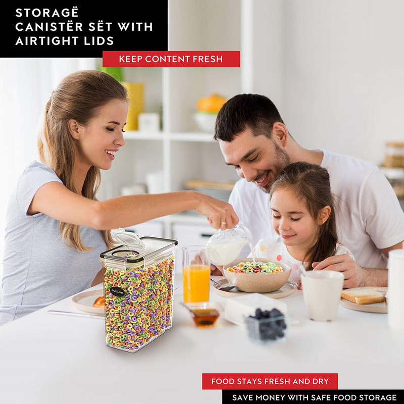 Posude za žitarice od 1 komada, dozator, hermetički zatvorena smočnica bez BPA-a za šećer, brašno, konzerva za hranu
