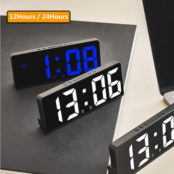 Επιτραπέζιο ψηφιακό ξυπνητήρι Reloj Despertador Led ρολόγια μεγάλου αριθμού Ηλεκτρονικό ρολόι με οπίσθιο φωτισμό Διακόσμηση σπιτιού