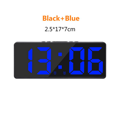 Stalinio kompiuterio skaitmeninis žadintuvas Reloj Despertador LED laikrodžiai Didelio skaičiaus elektroninio laikrodžio foninis apšvietimas Namų dekoravimas