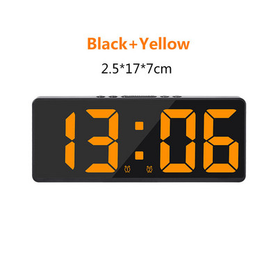 Stalinio kompiuterio skaitmeninis žadintuvas Reloj Despertador LED laikrodžiai Didelio skaičiaus elektroninio laikrodžio foninis apšvietimas Namų dekoravimas