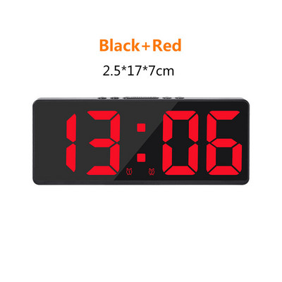 Stalinio kompiuterio skaitmeninis žadintuvas Reloj Despertador LED laikrodžiai Didelio skaičiaus elektroninio laikrodžio foninis apšvietimas Namų dekoravimas