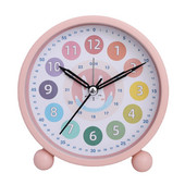 Analóg Csendes éjszakai fénnyel Könnyen leolvasható Diákasztal gyerekeknek ébresztőóra Otthoni dekoráció Éjjeli elemmel működő, aranyos rajzfilm gyerekeknek