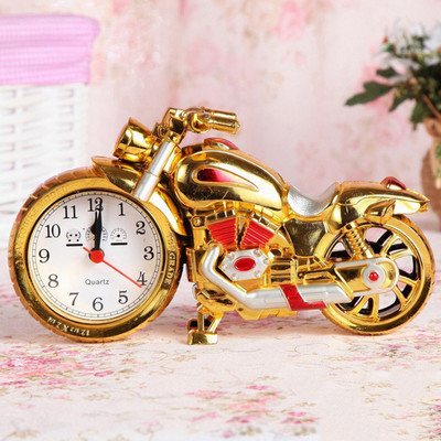 Vintage modinātāja motocikla modeļa galda pulksteņa darbvirsmas modinātāja naktspulkstenis mājas dekors biroja guļamistabas naktsgaldiņam