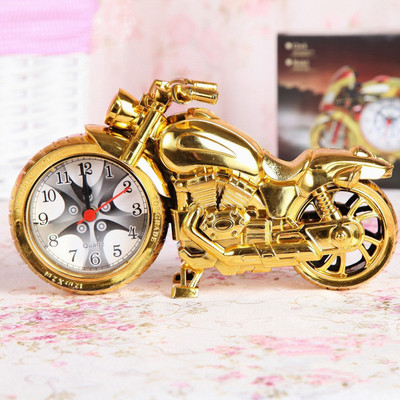 Vintage modinātāja motocikla modeļa galda pulksteņa darbvirsmas modinātāja naktspulkstenis mājas dekors biroja guļamistabas naktsgaldiņam