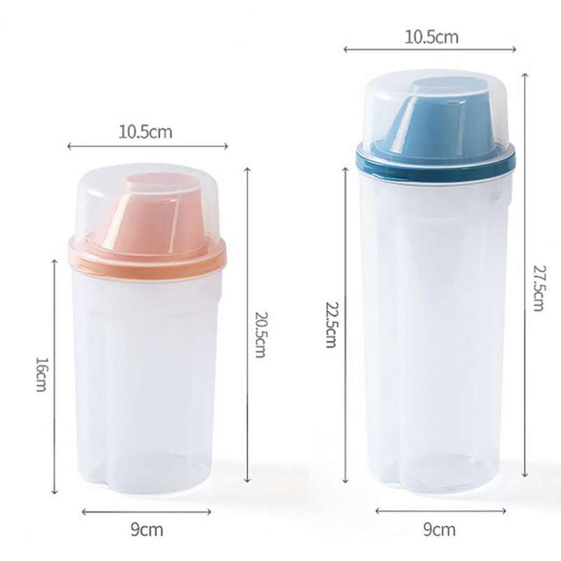 Sandarinimo kanistras Klasikinis Patogus grūdų užkandžių laikymo stiklainis be kvapo laikymo indelis Universalus grūdų maisto virtuvės reikmenys