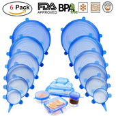 Silikoniniai tamprūs dangteliai – daugkartiniai patvarūs maisto saugojimo dangteliai dubenims ir maisto indams Silikoniniai maisto dangteliai, tinkami naudoti mikrobangų krosnelėje