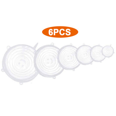 Silikoniniai tamprūs dangteliai – daugkartiniai patvarūs maisto saugojimo dangteliai dubenims ir maisto indams Silikoniniai maisto dangteliai, tinkami naudoti mikrobangų krosnelėje