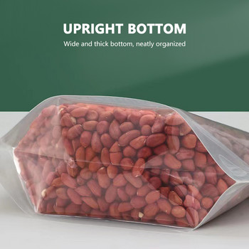 Кухненска чанта за съхранение Устойчива на зърно и влага, устойчива на насекоми, прозрачна запечатана чанта, преносима опаковъчна чанта за хранителни продукти с дръжка