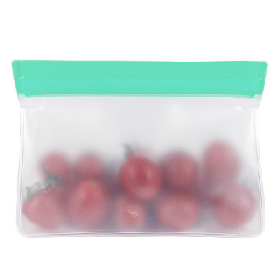 Daugkartinis silikoninis maisto laikymo maišelis be BPA, daugkartinis šviežias konservavimas, ekologiškas vandeniui atsparus silikoninis savaime užsisandarantis maisto maišelis