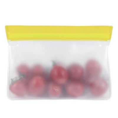 Daugkartinis silikoninis maisto laikymo maišelis be BPA, daugkartinis šviežias konservavimas, ekologiškas vandeniui atsparus silikoninis savaime užsisandarantis maisto maišelis