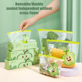 Торбичка за консервиране на зеленчуци и плодове за многократна употреба Хладилник Торбичка за свежест Храна Запечатана торбичка за съхранение Найлонова торбичка