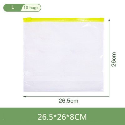 Торбичка за консервиране на зеленчуци и плодове за многократна употреба Хладилник Торбичка за свежест Храна Запечатана торбичка за съхранение Найлонова торбичка