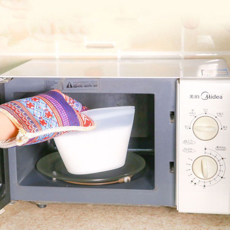 Удебелена, запазваща свежестта силиконова чанта за съхранение на храна Трицветна двойна чанта с цип за многократна употреба Чанта с цип Кухненска храна за многократна употреба