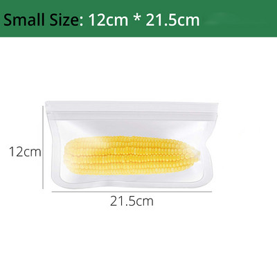 Silikoniniai maisto laikymo konteineriai Neperšlampami daugkartiniai maisto laikymo maišeliai Virtuvės maisto šaldiklio laikymo maišeliai Be BPA