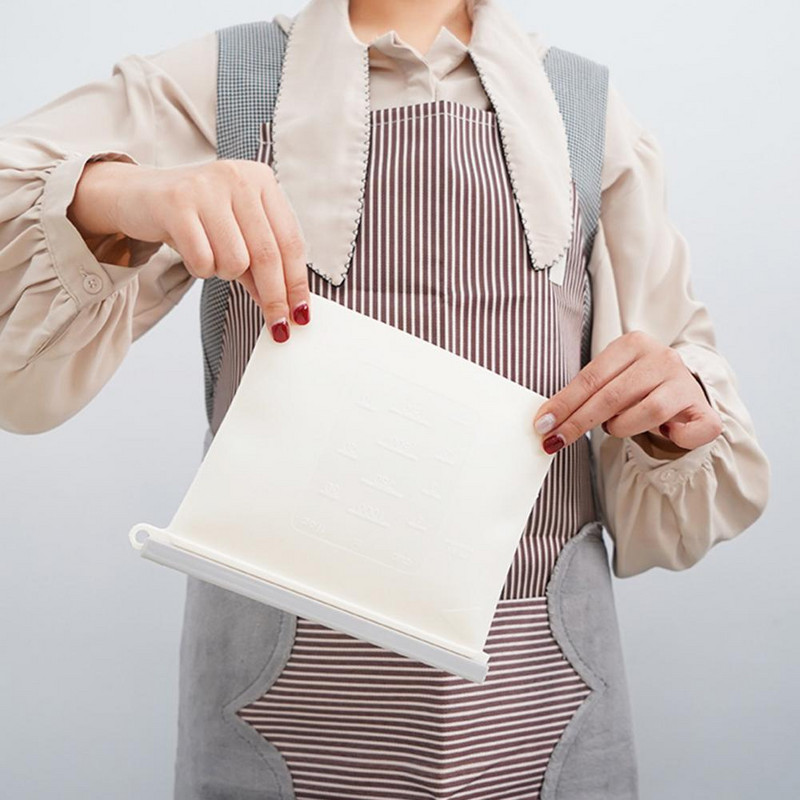 Naudingas daržovių laikymo maišelis Silikoninis maisto konservavimo maišelis Didelės talpos daržovių mėsos maisto laikymo maišelis, taupantis vietą