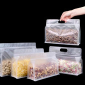 PET maisto maišeliai Daugkartiniai šaldyti stovintys maisto laikymo maišeliai Neperšlampami virtuvės organizatoriai Švieži uždari maišeliai tinka visoms rūšims