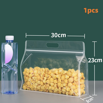 ПЕТ торбички за храна Многократно замразени торбички за съхранение на храна Непропусклив Кухненски органайзер Свежите затворени торбички са подходящи за всякакъв вид