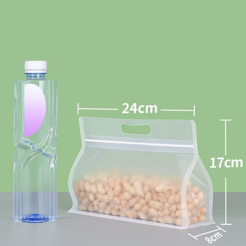 PET maisto maišeliai Daugkartiniai šaldyti stovintys maisto laikymo maišeliai Neperšlampami virtuvės organizatoriai Švieži uždari maišeliai tinka visoms rūšims