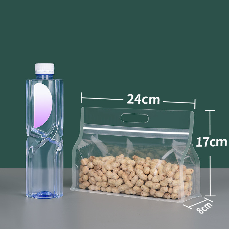 PET maisto maišeliai Daugkartiniai šaldyti stovintys maisto laikymo maišeliai Neperšlampami virtuvės organizatoriai Švieži uždari maišeliai tinka visoms rūšims