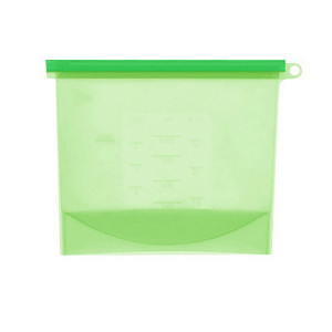 Silikoninis maisto maišelis, daugkartinis, šviežiai išlaikomas sandarinimas, šaldiklis, užtrauktuku užsegamas maišelis, pakabinamas, nepraleidžiantis nuotėkio laikymo maišelis virtuvės organizatorius