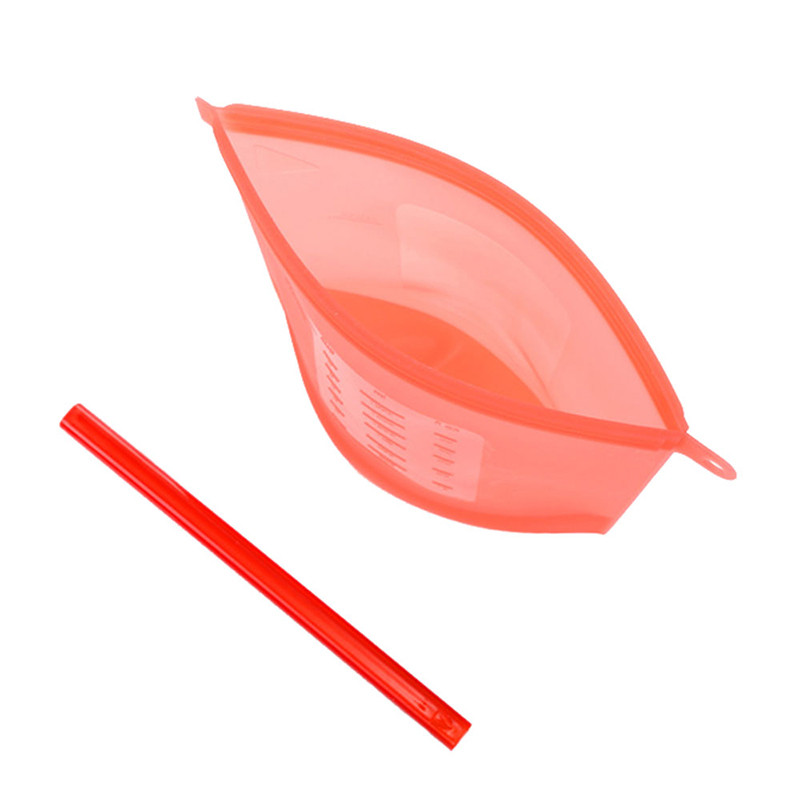 Silikoninis maisto maišelis, daugkartinis, šviežiai išlaikomas sandarinimas, šaldiklis, užtrauktuku užsegamas maišelis, pakabinamas, nepraleidžiantis nuotėkio laikymo maišelis virtuvės organizatorius