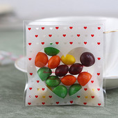 100 vnt. plastikiniai maišeliai ačiū sausainių ir saldainių maišelis, lipnus vestuvių gimtadienio vakarėliui, dovanų maišelis, sausainių kepimo pakavimo maišelis