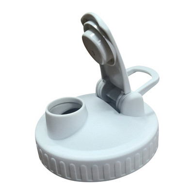 Капак за капаци на буркани Mason Капак за бутилка за пиене с отвори за изливане Капачка за буркан с широко гърло Непропусклив капак за бутилка за кухня #1