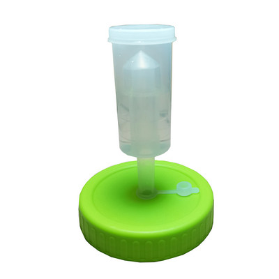 „Mason Jar“ fermentacijos dangtelis „Premium Mason Jar“ fermentacijos dangtelis su silikoniniu žiedu ir „Airlock“ fermentacijos rinkiniu, skirtas plačios burnos stiklainiams