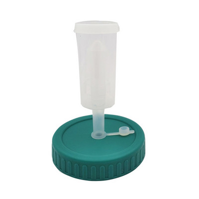 „Mason Jar“ fermentacijos dangtelis „Premium Mason Jar“ fermentacijos dangtelis su silikoniniu žiedu ir „Airlock“ fermentacijos rinkiniu, skirtas plačios burnos stiklainiams