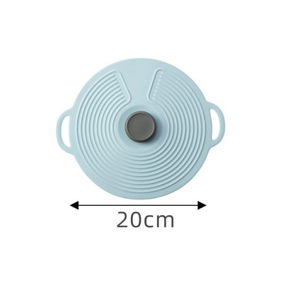 Устойчив на разливане запечатан капак за тенджера Силиконови капаци за свежест Уплътнител Купички за многократна употреба могат да покриват храна Свежи капаци Кухненски прибори Инструменти