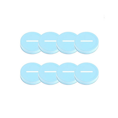 70 mm 8 бр. Капак за касичка за монети Капак от неръждаема стомана Метални капаци Топка за съхранение Буркани за консерви С прорези Вложки Капачка Кухненски консумативи