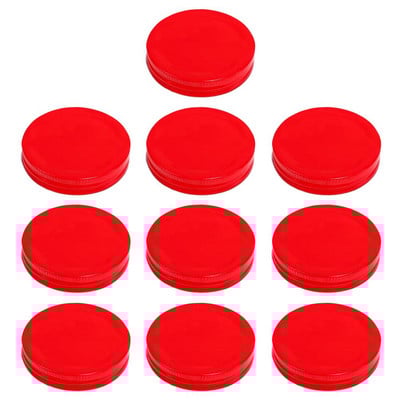 10 бр./лот 70 мм капаци за буркани Mason Екологични капаци за консерви за пиене Непропускливи Завинтващи се капачки за съхранение за буркани с широко гърло