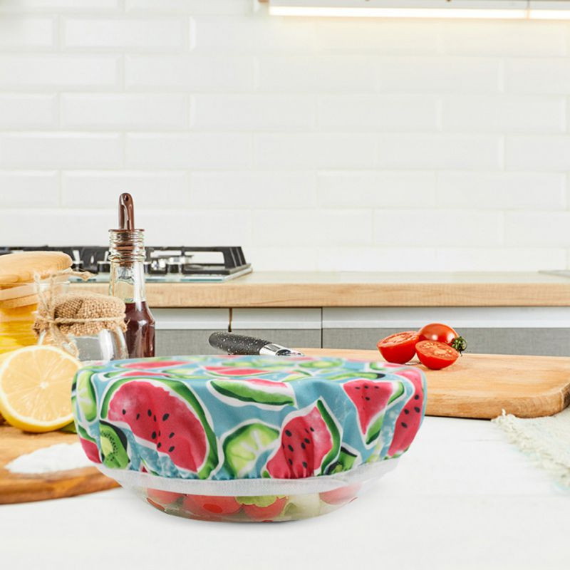 3Pc elastični rastezljivi poklopci za višekratnu upotrebu hermetički nepropusni omot za hranu Održavanje svježine Pečatna zdjela rastezljivi omot za pohranu kuhinjskog posuđa