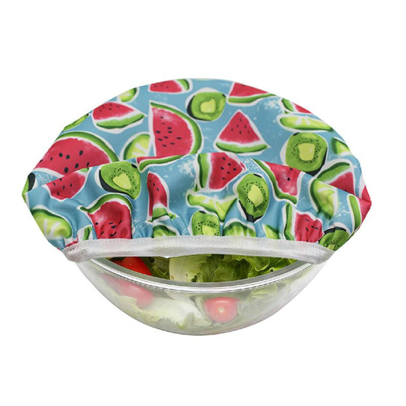 3Pc elastični rastezljivi poklopci za višekratnu upotrebu hermetički nepropusni omot za hranu Održavanje svježine Pečatna zdjela rastezljivi omot za pohranu kuhinjskog posuđa