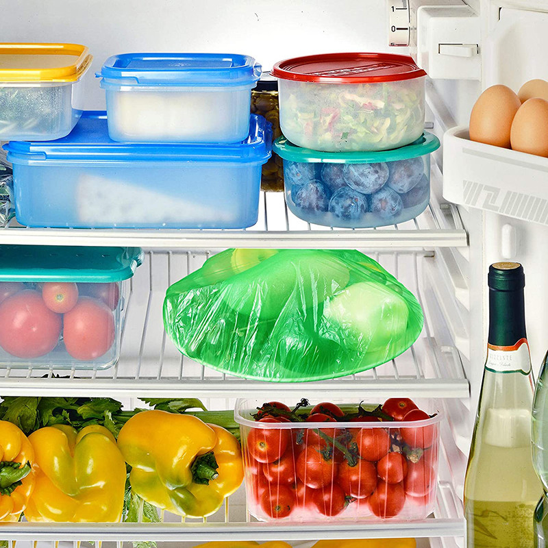 10 tk. Ühekordselt kasutatavad vastupidavad toiduainete säilituskatted kausside jaoks Elastsed plaadikatted Vaakumkotid köögitoidu jaoks Värske tihendiga toidukate