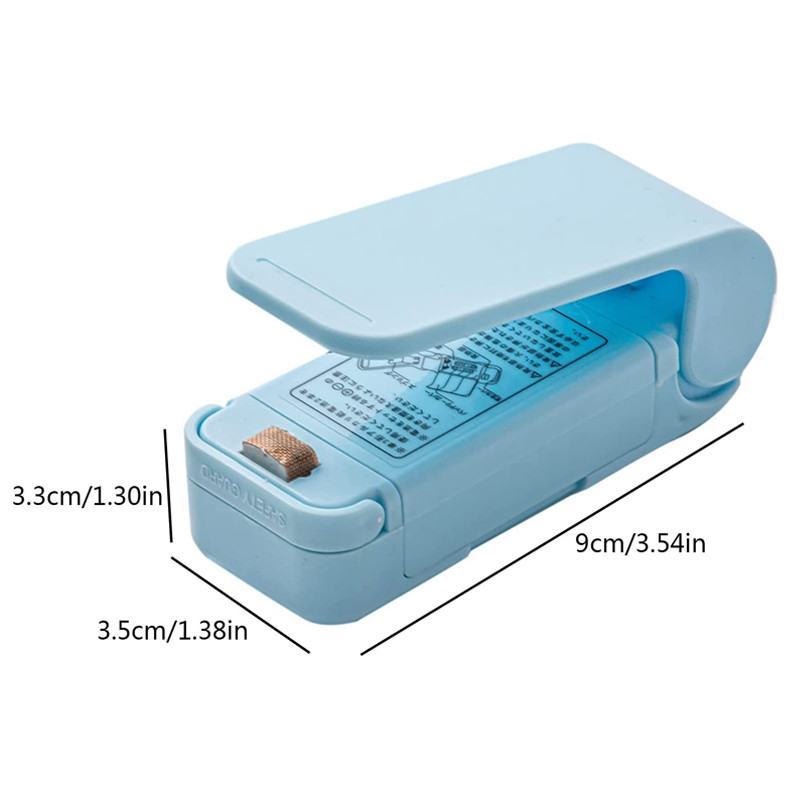 Мини уред за запечатване на торби Опаковка за храна Инструмент за запечатване на торбички Термопластмасово затваряне на торбички Интелигентна джаджа Кухня Преносим магнитен термоуплътнител