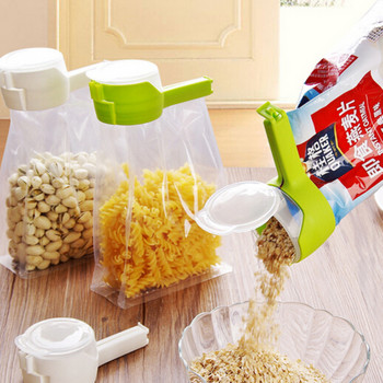 Κλιπ στεγανοποίησης σνακ Πλαστικό φρέσκο στεγανοποιητικό σφιγκτήρας αποθήκευσης τροφίμων Εξοικονόμηση τροφίμων Αξεσουάρ κουζίνας ταξιδιού Σφραγίδα κλιπ τσάντα αποθήκευσης τροφίμων
