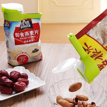 Щипка за запечатване на закуски Пластмасова скоба за запечатване на свежестта Спестяване на храна Кухненски аксесоари за пътуване Закопчалка за чанта за съхранение на храна